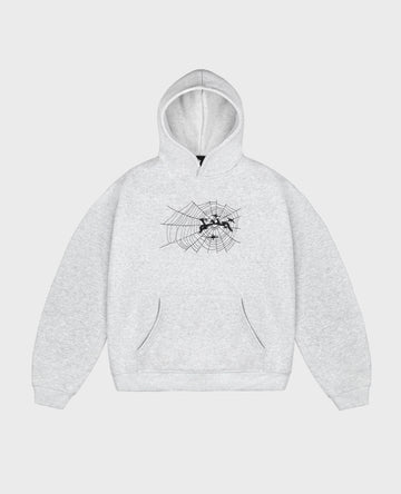 GREY SPIDER HOODIE