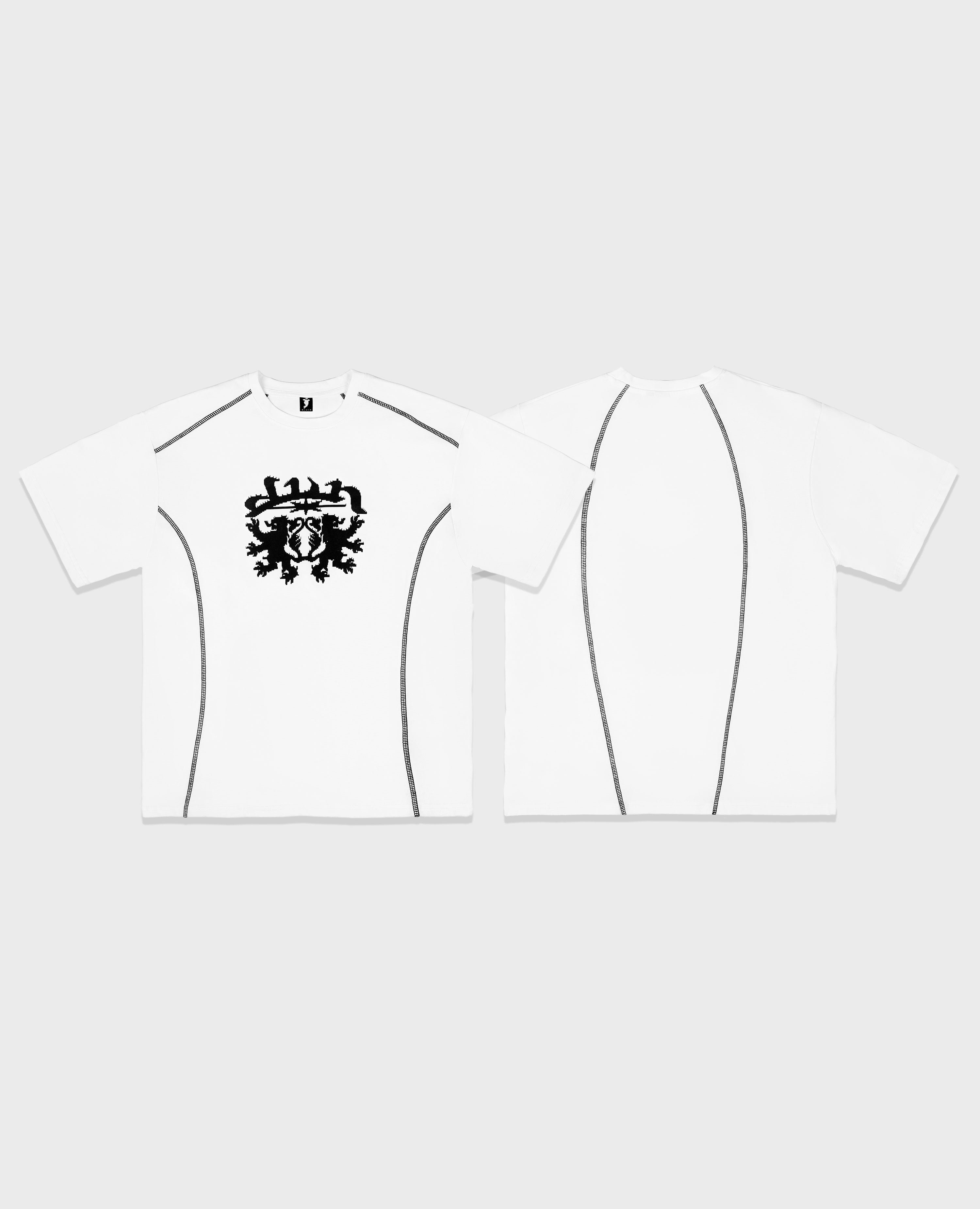 WEISSES TECHNIK-T-SHIRT