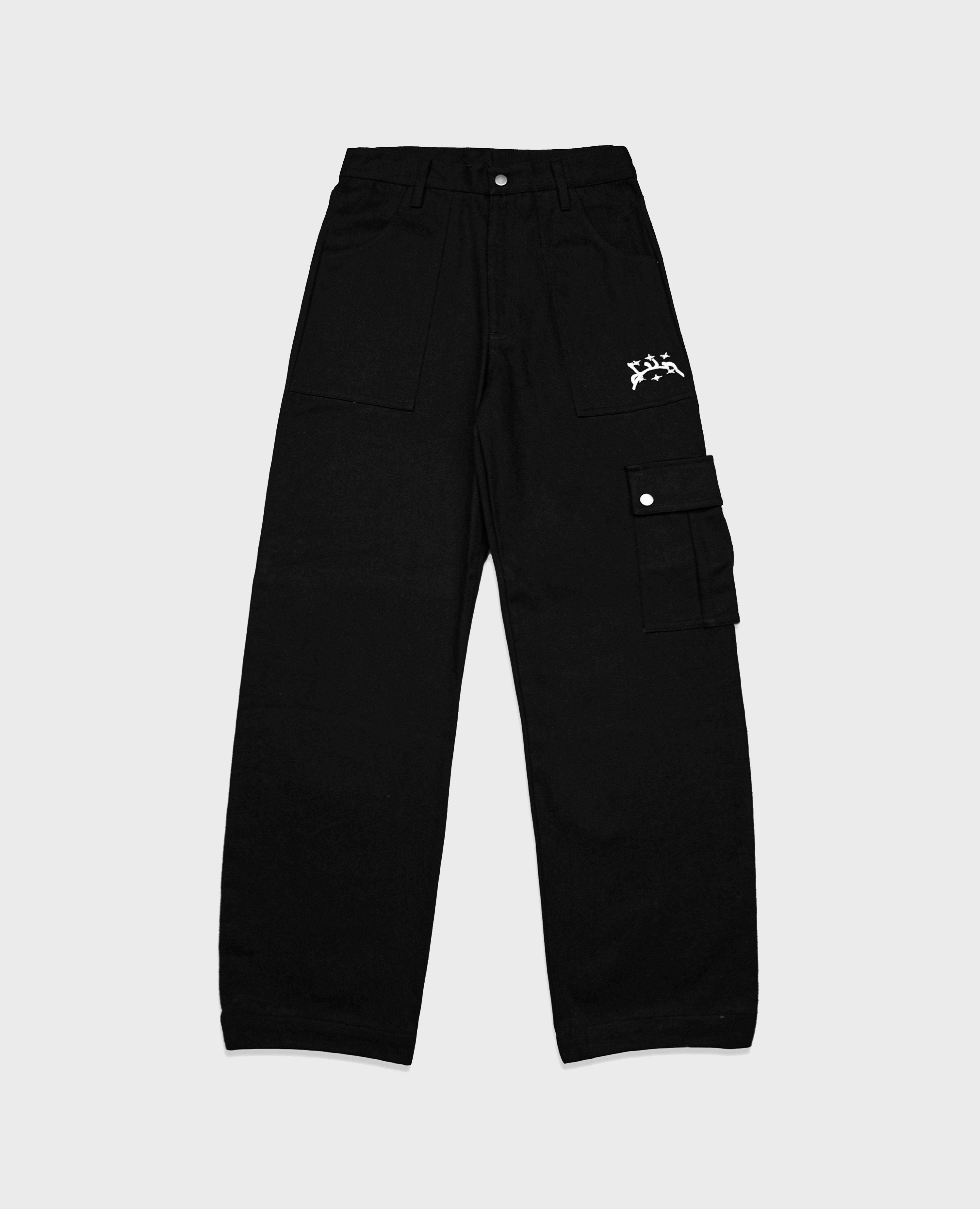 SCHWARZE TWILL-ARBEITSHOSE