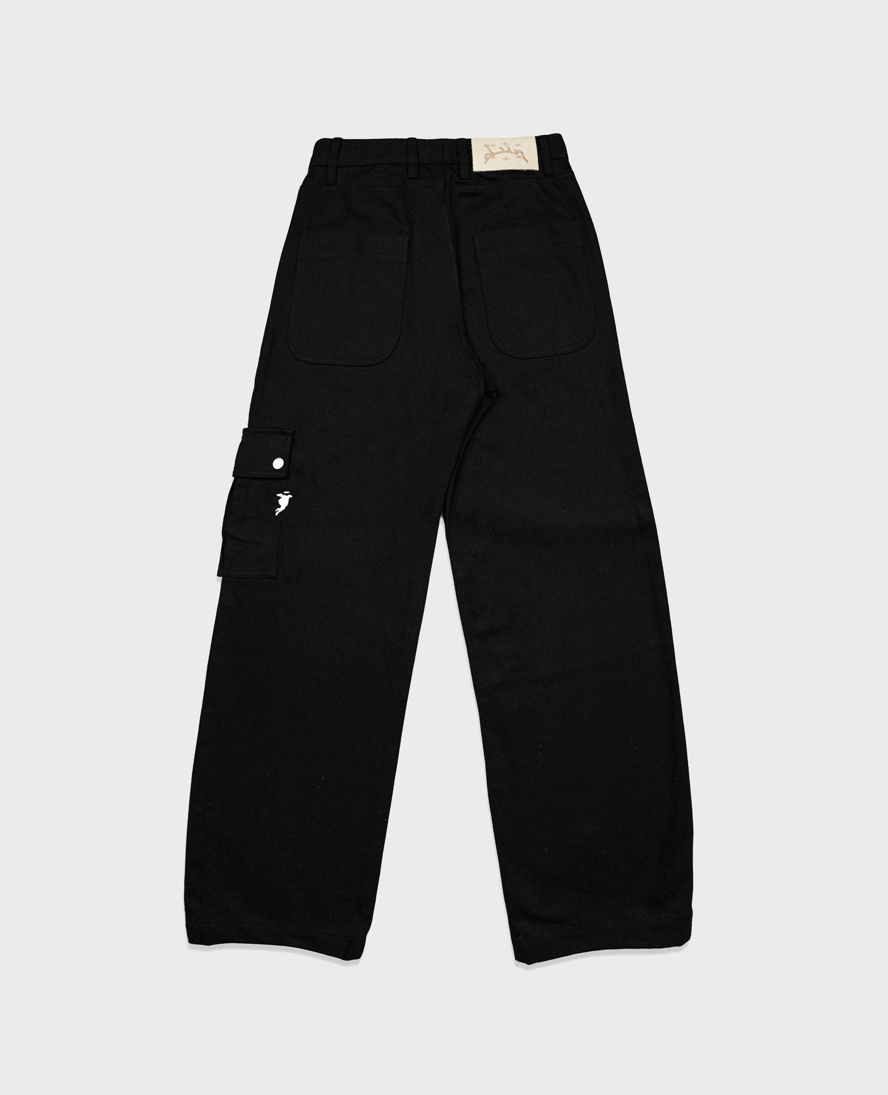 SCHWARZE TWILL-ARBEITSHOSE