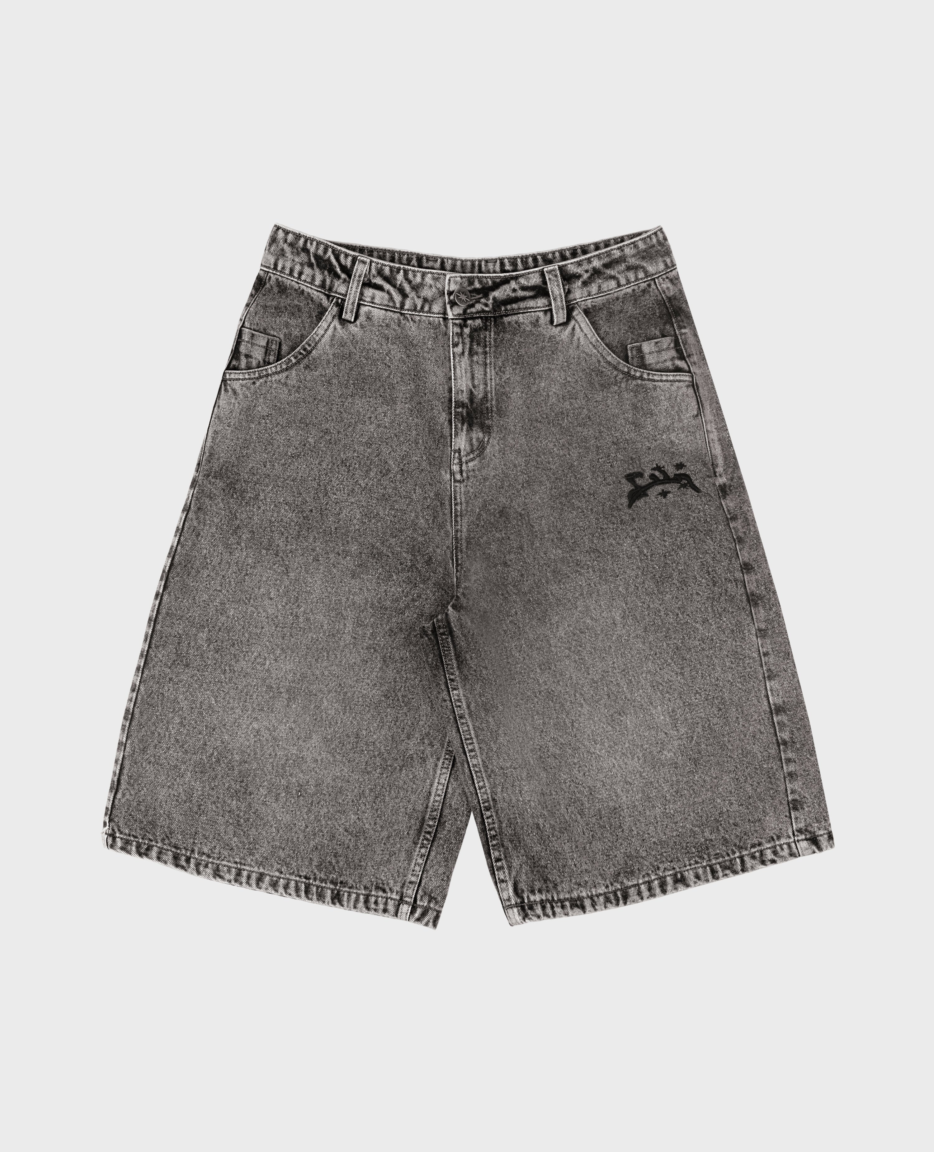 GRAUES DENIM-JORTE