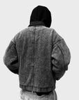 GEWASCHENE GRAUE JACKE