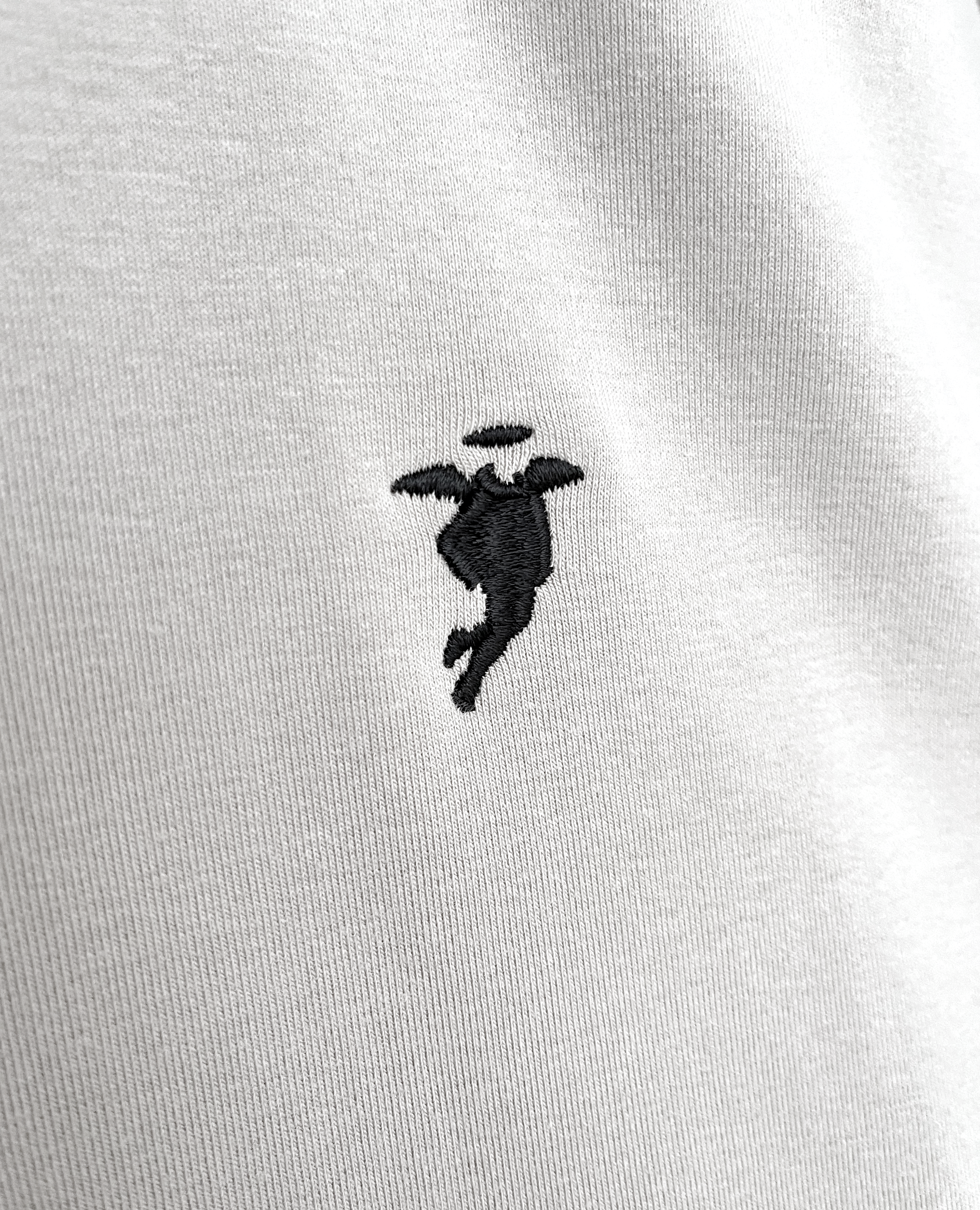 Weißes Puff-T-Shirt
